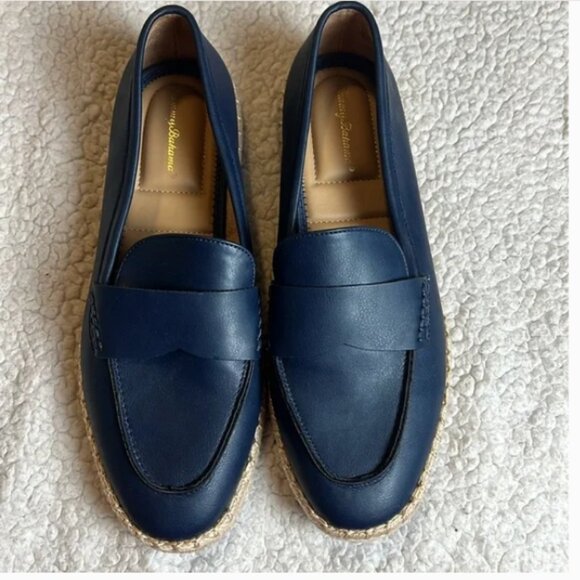 Tommy Bahama Womens Navy Espadrille Loafers Size 8.5 - Picture 4 of 6